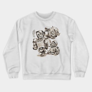 a Robot in the Making Crewneck Sweatshirt